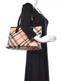 BURBERRY NOVACHECK TOTE BAG