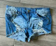 VIP JEAN denim shorts