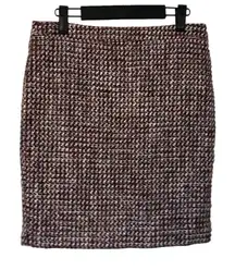 LOFT Outlet‎ Vibrant Tweed Pencil Skirt Size 4 Petite