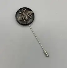 Vtg Hat Pin 3D Bee Hornet Lapel Scarf Suit Stick Pin Honeybee Grannycore Beehive