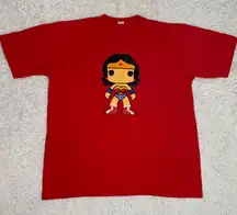 Red Funko Pop Wonder Woman Graphic Tee