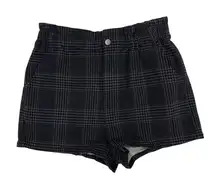 Tinseltown‎ Shorts 7 Gray Plaid High Waist Grunge Y2K Streetwear