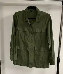 Vero Moda Army Green Jacket/Shirt Size M