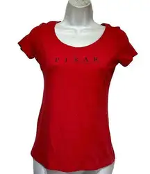 pixar emeryville california red Short Sleeve Women’s Fitted shirt Size S