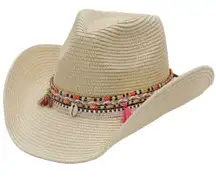 Pink Coastal Cowboy Hat