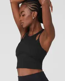 Alo Airlift Ribbed Enchanted Bra Tank