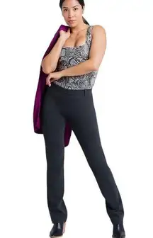 BETABRAND CLASSIC DRESS PONTE STRETCH YOGA CHARCOAL STRETCH PANTS MP