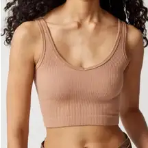 Urban Outfitters Out From Under Drew Seamless Bra Top in Light Sand size M