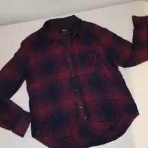 Rails Womens Red Plaid Long‎ Sleeve Button Front Shirt Small