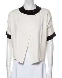 Nwot MaxMara split front cropped light sweater med