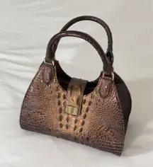 Brahmin Bag Brown Leather Crocodile Shoulder