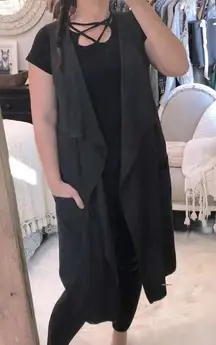 ADDIE GREY knit duster cardigan size medium