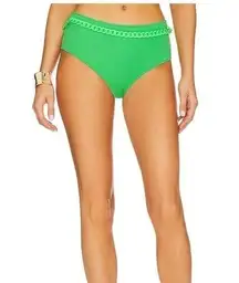 Revolve Solid And Striped Cora Bikini Bottom in Parakeet Sz M