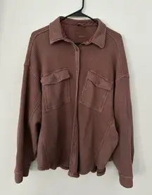 Aerie Button-Up Jacket