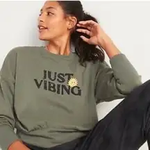 Old Navy Just Vibing Crewneck