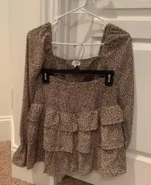 Shop These Three Lelis Leopard Print Skirt Set