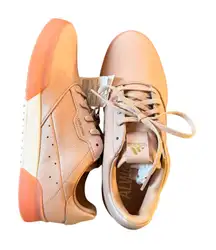 NWT Adidas W Adicross Retro Golf‎ Shoes Women Sz 7.5 Peach Pink Leather Sneakers