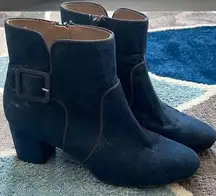 White Mountain Blue Ankle Boots