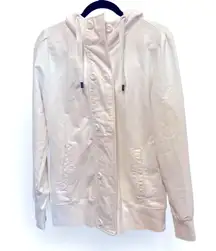 THE NORTH FACE Zip and Button Up Y2K Hoodie jacket, cotton blend size large