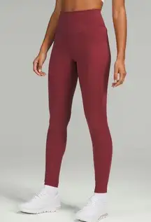 Lululemon  Base Pace High-Rise Tight 28" *Brushed Nulux
Mulled Wine