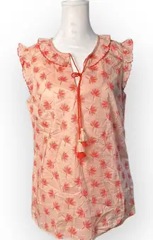 Boden Pink Cotton Laurie Top NWOT‎ Size US 4