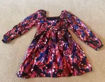 Veto Moda Floral Balloon Sleeve Mini Dress Size XS Bin 161