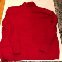 Worthington red high neck/ turtle neck style‎ sweater size XXL petite