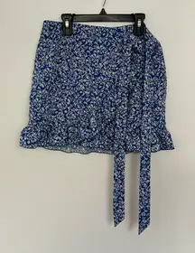 Beautiful blue beach skirt, S