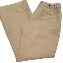 LOFT Julie tan trousers size 4