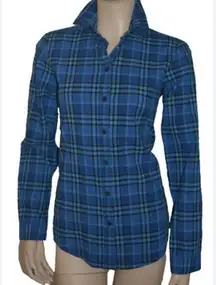 BURBERRY BRIT CHECK COTTON SHIRT