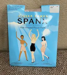 SPANX Higher Power High-Waisted Power Panties Shapewear Body Shaper Size D Bare