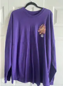 Spirit Jersey Disney Womens XXL Hocus‎ Pocus Purple Long Sleeve Graphic Sparkle