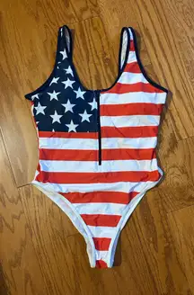 American Flag Swimsuit One Piece