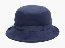 NEW‎ Madewell blue Terrycloth Short-Brimmed Bucket Hat, size S/M