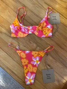 Free people x stone fox bikini set xs/small