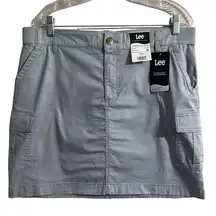 Lee Mini Skort Light Gray