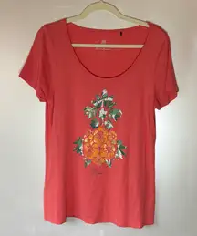 Tommy Bahama Red Floral Women's Tee