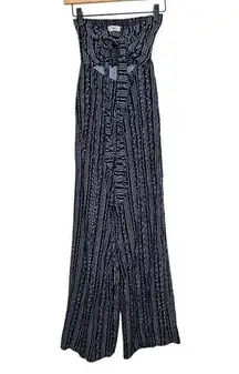 MAAJI Victorian Carissa Convertible‎ Swim Cover Up Jumpsuit Size S Black White