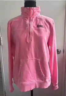 Vineyard Vines Malibu Pink The Shep 3/4 Zip Pullover large coastal‎ preppy golf