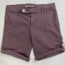 Anthropologie Hei Hei Cuffed Chino Bermuda Shorts - 0