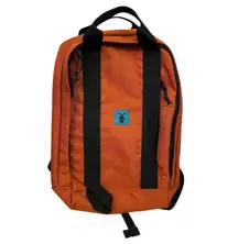 Dutch Bros Coffee Burnt Orange Backpack Unisex Laptop Bag School Tote Nylon