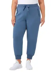 NWT Kirkland Signature Ladies’ Active Blue Jogger Pants Plus Sz 3X