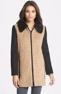 Laundry Shelli Segal Wool blend boucle Teddy coat