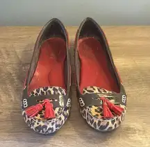 SPERRY, Top sliders, LAUREL DARK BROWN / LEOPARD WOMANS 10M