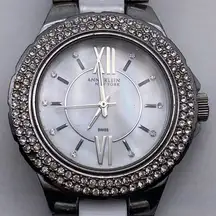 Anne Klein Watch‎ Swiss Mother of Pearl Large Rhinestone