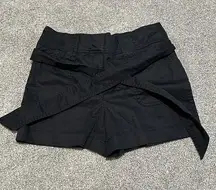 WHBM White House Black Market The 4" Short Black High Waisted Shorts Size 6