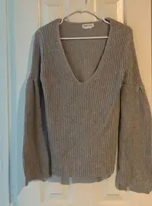 Lovers + Friends gray sweater