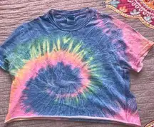 Tie Dye Cropped Tee