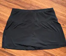 Small Black Fila Performance Skort