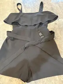 Express Black Romper NWT